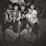 The children hanging out.