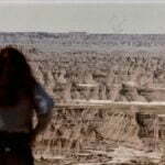 Buddy over looking from the Stronghold in the Bad Lands. The Ghost Dance was held here,, and it was the excape location from the Wounded Knee Massacre 1890