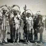 Chief Fools Crow with other renound Elder Chiefs.