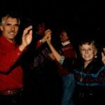 Dennis and Gerry Weave celebrating their 50th marriage ceremony. I prayed and spoke at the event. They supported our Foundation faithfully pror to their passing over.