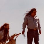 Buddy and Dik praying at the Stronghold.