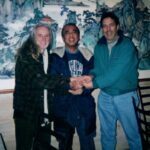 Dik, Noriaki and Marc Sotkin. Working on a film sscript together.