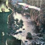 A collage with a Medicine prayer by Grandpa Fools Crow.