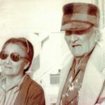 Grandpa Fools Crow and his only child - daughter Marie. Fannie Afraid of Hawk (Grandpa's wife) gave birth to Marie. Marie married Amos Lone Hill who would sing Grandpa's medicine ceremonial songs. The ceremony is called a Yuwipi.