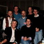 Michael Apted Director and James Horner Composer in the studio with the team recording the film score.