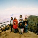 The children at the Grand Canyon.